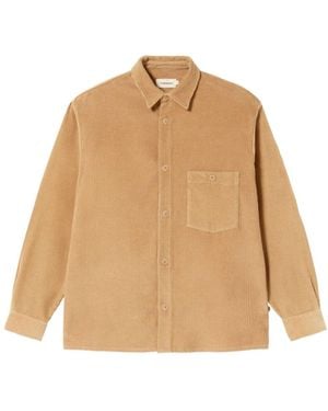 Thinking Mu Neutrals Corduroy Theo Overshirt - Natural