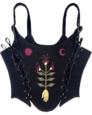 Solai Herbarium Corset - Blue