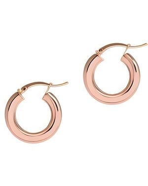 The Hoop Station Chunky Hoop Earrings - Metallic