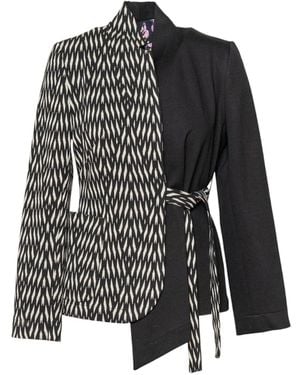 ARTISTA Arrow Asymmetric Jacket - Black