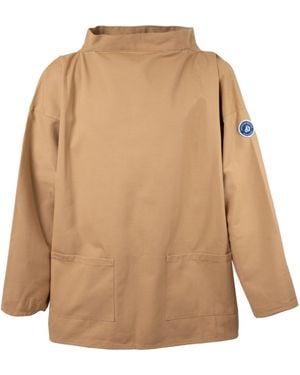 Arthur Beale Boat Neck Smock - Natural