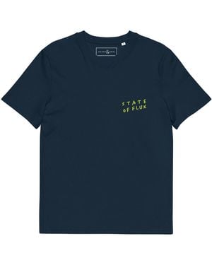 Anchor and Crew Seventeen State Of Flux Editions Organic Cotton T-Shirt - Blue