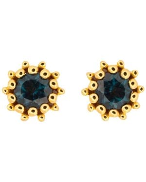 Dainty London London Topaz Cleodora Studs - Metallic