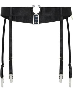 Empress Mimi Astria Suspender Belt - Black