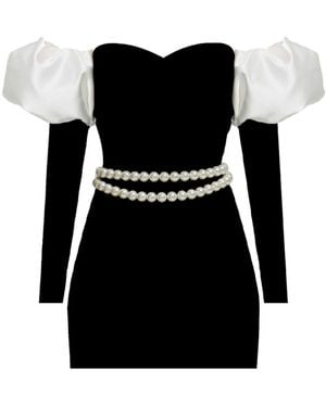 Nur Karaata Hofburg Mini Dress - Black