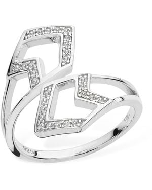 Lucy Quartermaine Tie Ring - Metallic