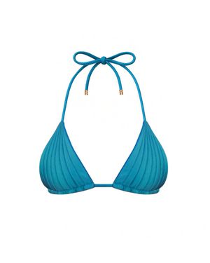 Animal Zèphyr Bikini Top - Blue