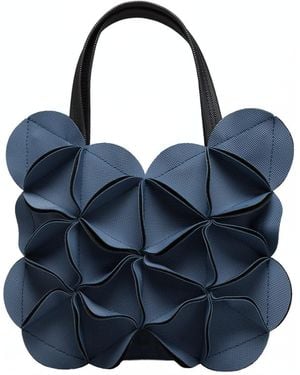 ELEMOOD_Japan Blossom Butterfly Shoulder Bag - Blue