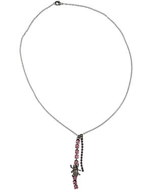 Vickisarge Antiqued Branch Climber Necklace - Black