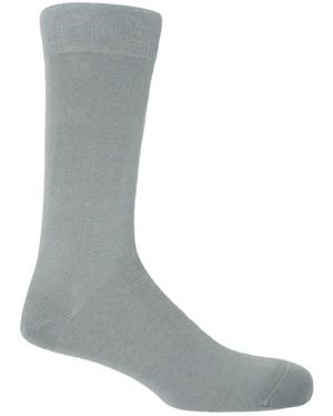 Peper Harow - Made in England Cloud Classic Socks - Gray