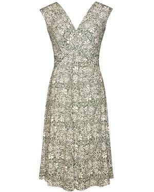 Alie Street London Renee Knot Dress Botanical - Metallic
