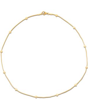 Ellie Vail Jewelry Rozlyn Beaded Ball Chain Necklace - Metallic