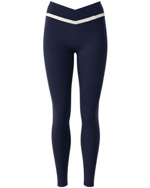 Revyve Active Signature V-Sculpt Midnight Leggings - Blue