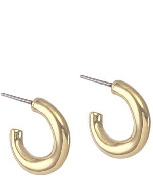 Biko Jewellery Rio Hoops Small - Metallic
