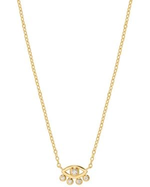 Vanhi Defender Evil Eye Necklace - Metallic