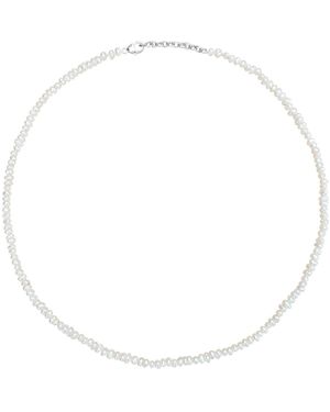 Kiri & Belle Lia Mini Freshwater Pearl Sterling Necklace - Metallic