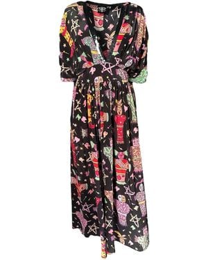 Any Old Iron Voodoo Kaftan Dress - White