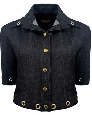 Maui X Lolita Chance Denim Button-Up Shirt - Blue