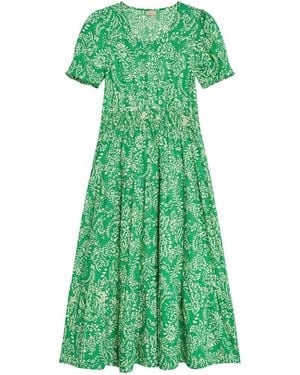Inara Jaipur Cotton Dress - Green