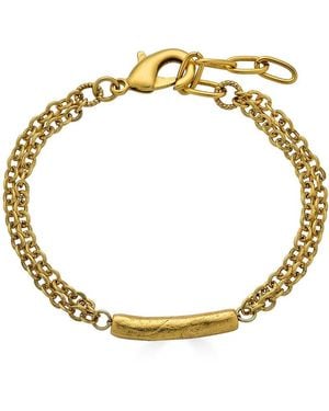 Loni Paul Jewelry Tube Bead Bracelet - Metallic