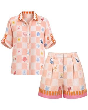 LOVEIST STORE Angel Coastal Co-Ord Set - Pink