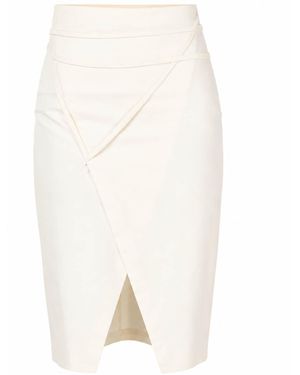 Elamins Belt Wrap Skirt - White