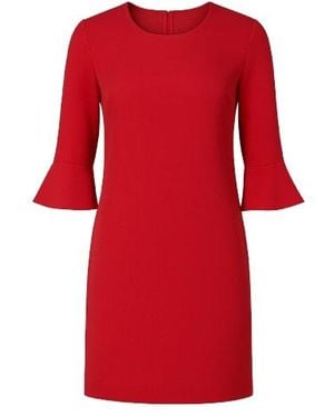 Conquista Sleeve Detail Dress - Red