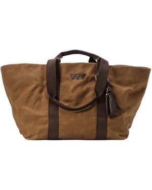 Get the Gallop Hay Bag Medium Waxed Canvas - Brown