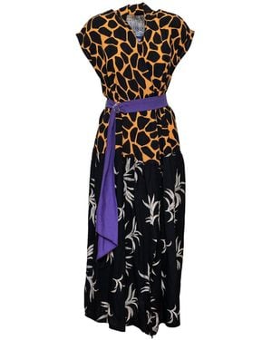 ARTISTA Terra Nine Maxi Wrap Dress - Blue