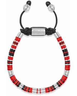 Nialaya Sedona Disc Bracelet - Red