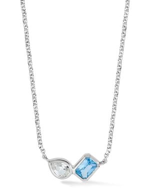 Dower & Hall Topaz Duo Tutti Frutti Necklace - Blue