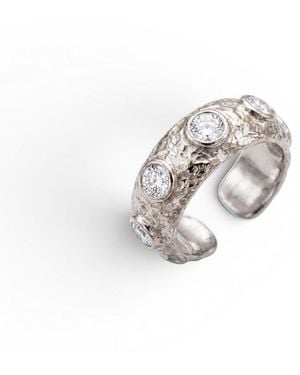 Martina Rozenberg Smira Jewelry Abrazo Cuff - White