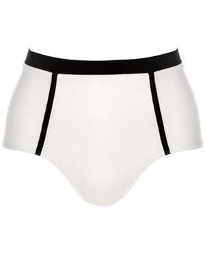 Cherina Beachwear Llc Coco High Waisted Bottom - White