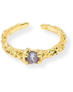 Martina Rozenberg Smira Jewelry The Aqua Ring - Metallic