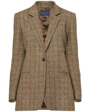 Helen Mcalinden Cassie Herringbone Tweed Jacket - Green