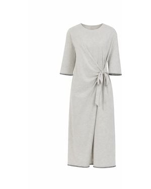 Lou&Up (Formerly Loup Clothing) Cotton Stitch Dress - Grey