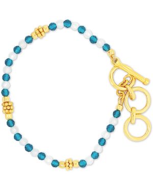 GEM BAZAAR Ocean Mist Bracelet - Blue