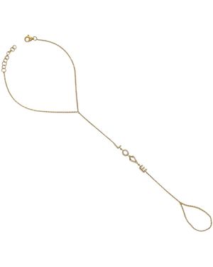 Neshi Designs Inluv Hand Chain - Metallic