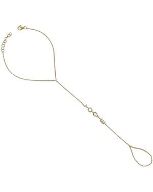 Neshi Designs Inluv Hand Chain - Metallic