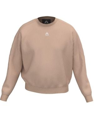 Aora Athletics Naikan Eco-Friendly Oversize Jumper For And – Breathable Relaxed-Fit Sustainable Knit Pullover - Natural