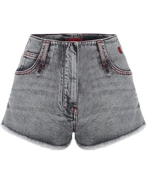 Pcfg Cotton Faded Super Mini Short - Grey