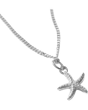 Muru Mini Starfish Necklace - Metallic