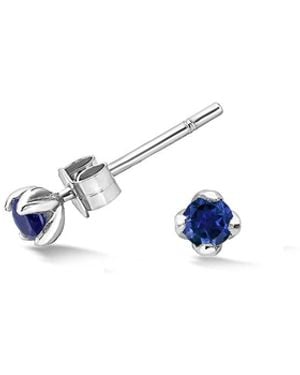 Dower & Hall Sapphire Orissa Studs - Blue