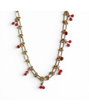 Vicky&Nico Cherry On The Top Necklace - Metallic