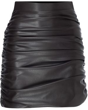 NAZLI CEREN Chels Ruched Skirt - Black