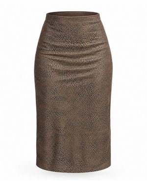 Alia Studio Sienna Midi Skirt – Chocolate - Brown