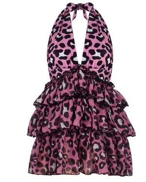 Nur Karaata Bellano Leo Dress - Purple