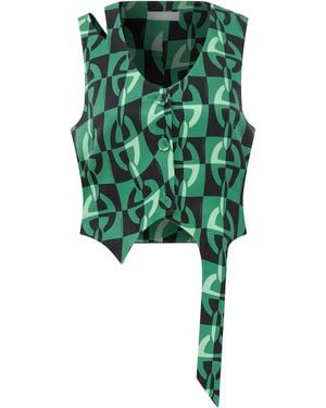 Cansu Xi Bella Vest - Green