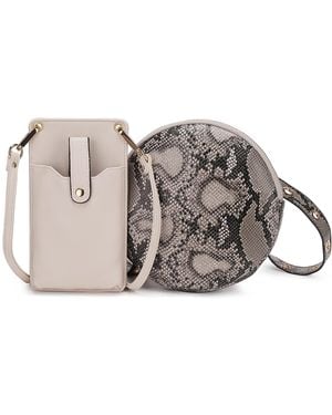 Mkf Collection - J'omor Hailey Phone Crossbody Bag - Grey