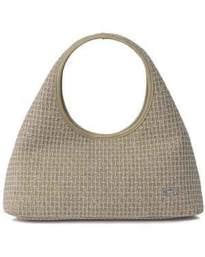 orYANY Waffle Canvas Tote Bag - Grey